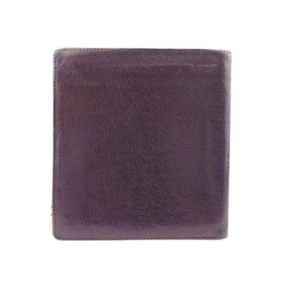 GUCCI Bi -fold Fudta Korn Plate Leather Authentic USED - Picture 2 of 10